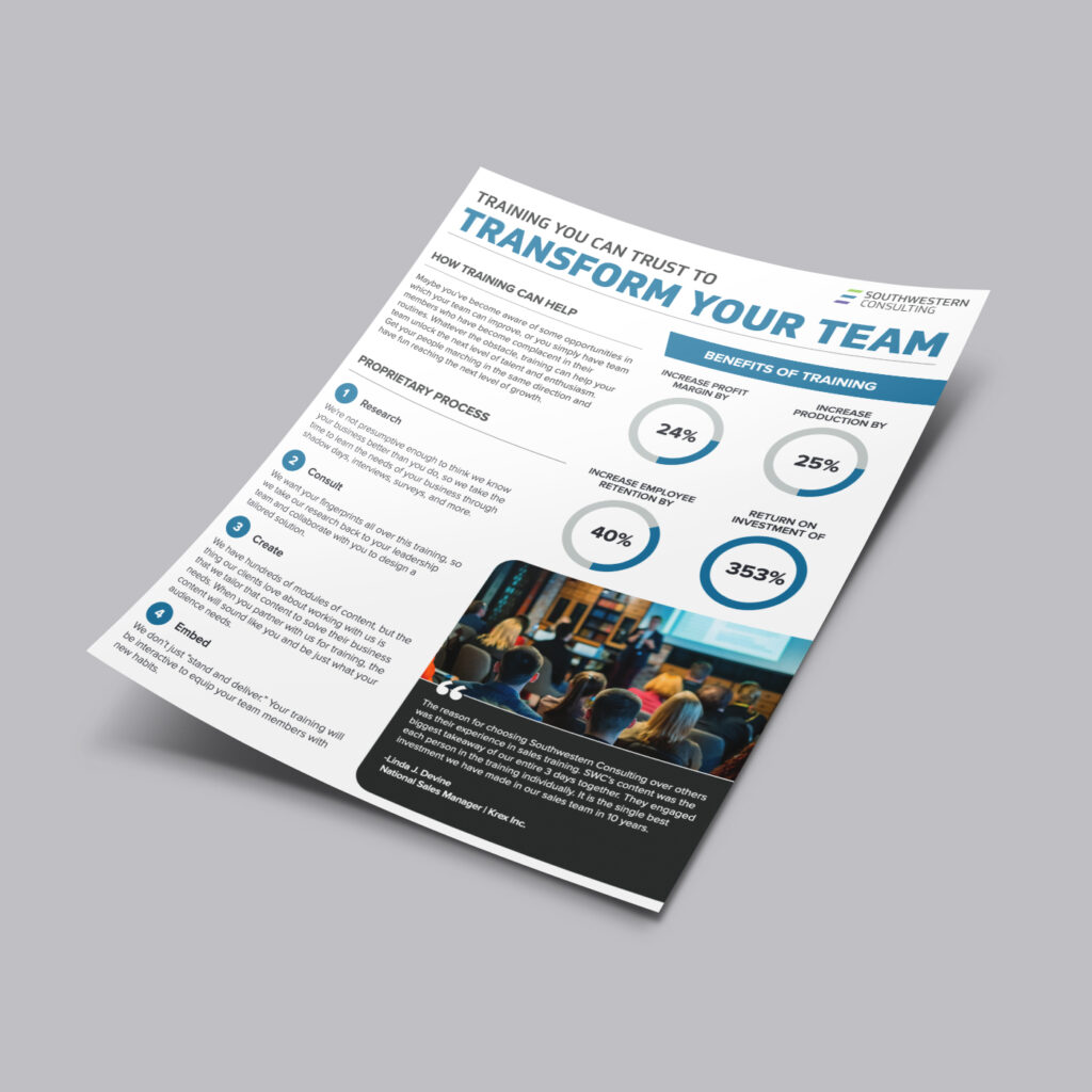 training flyer